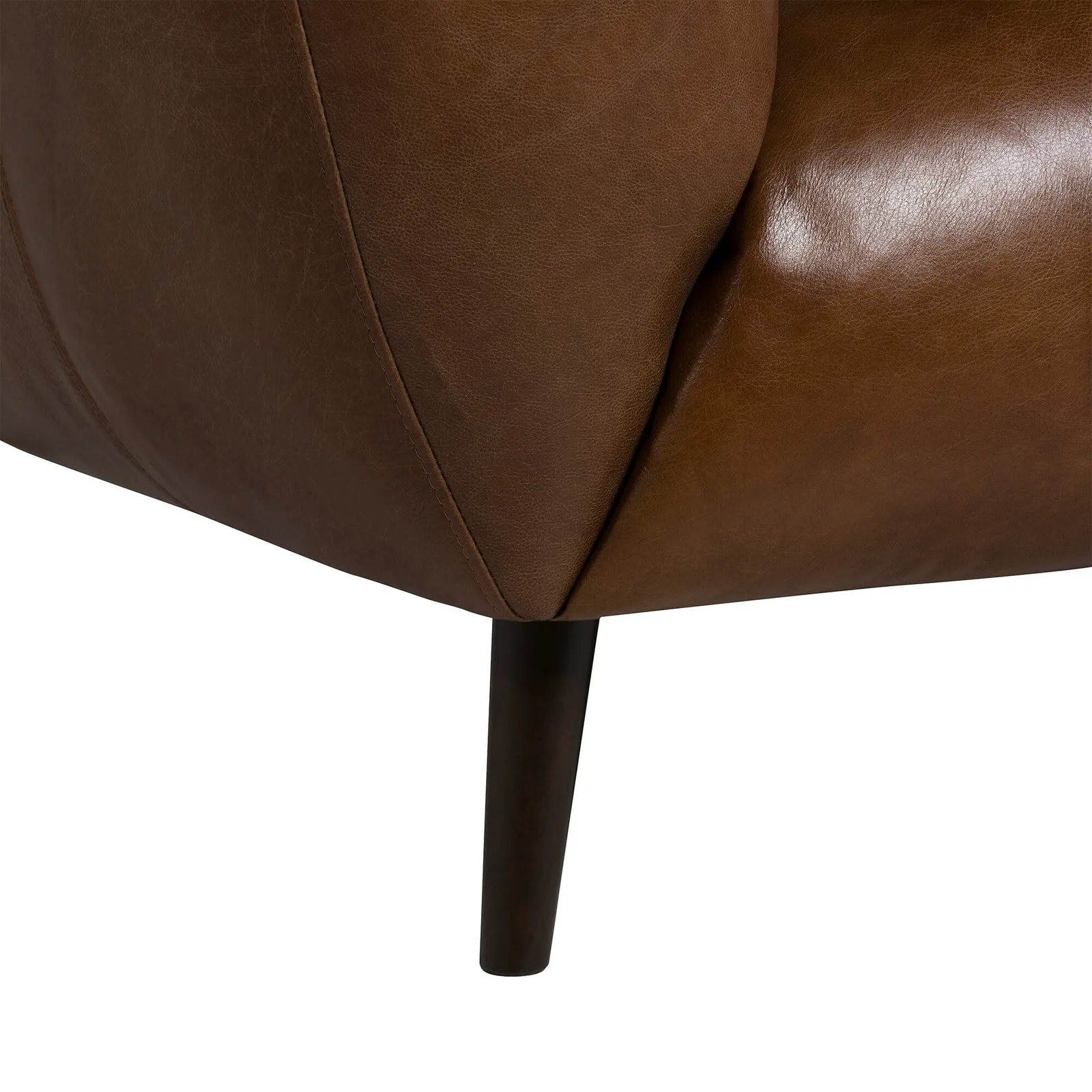 Chicago 2.5 Seater Sofa, Brown Leather | Barker & Stonehouse 3