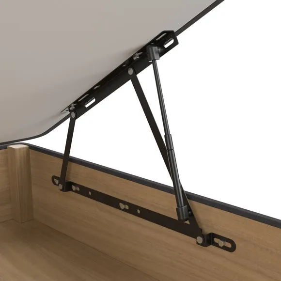 Luxury End Ottoman Bed Frame, Tweed 5
