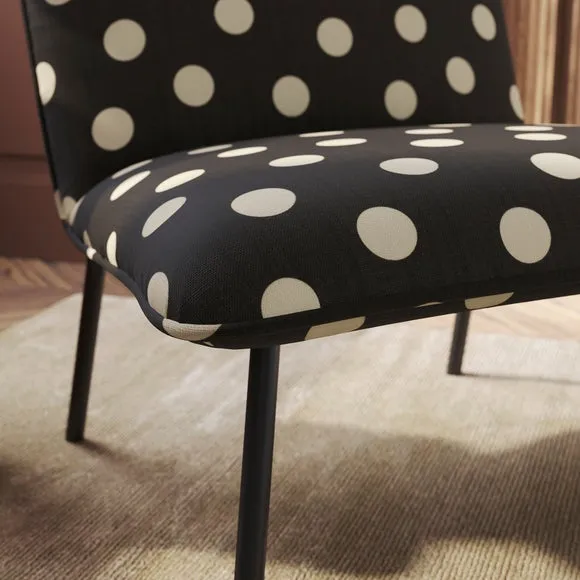 Sarnia Polka Dot Print Occasional Chair 4