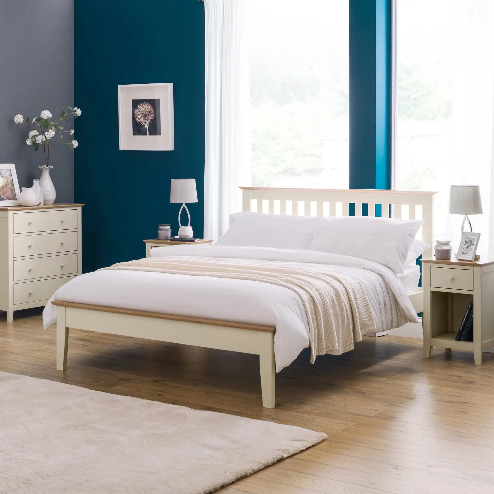 Salerno Wooden Bed Frame 1