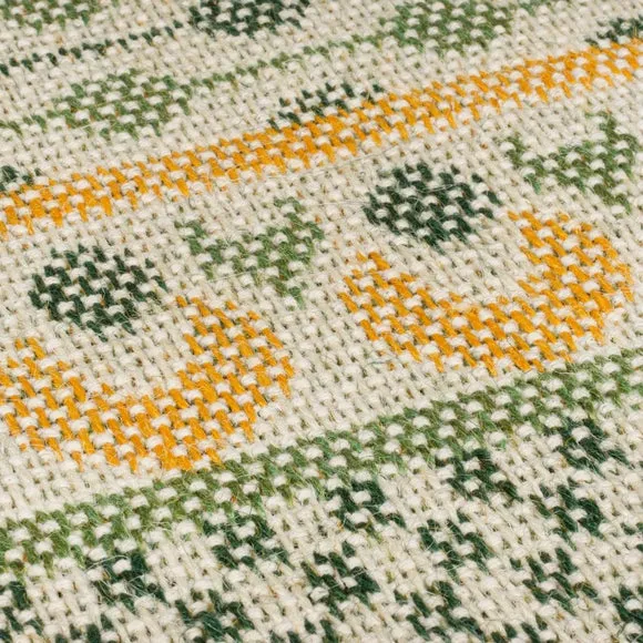 Mara Woven Jute Border Rug 2