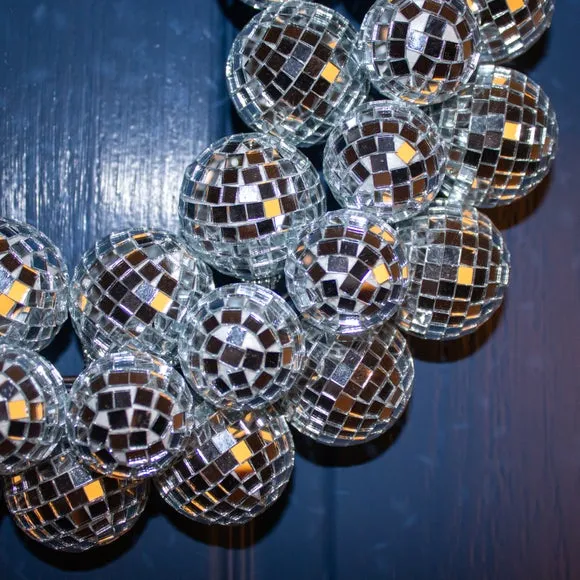 Disco Ball Wreath 4