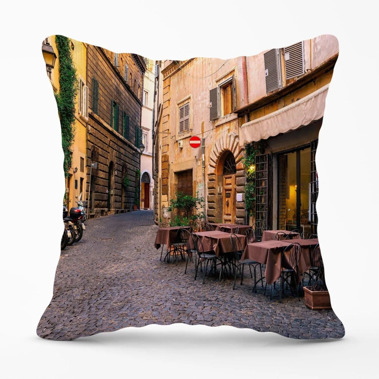 Warren Reed - Designer Cozy Rome Street Outdoor Cushion