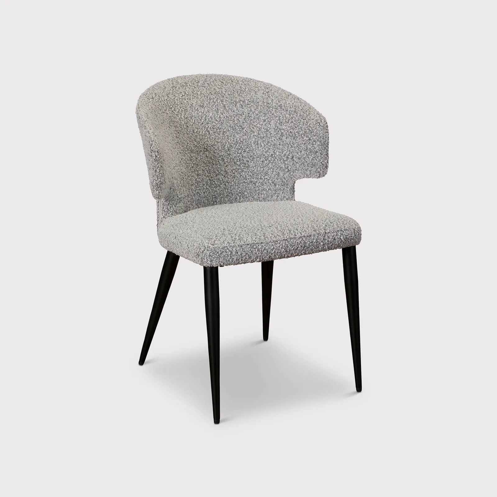 Pernu Dining Chair, Grey Boucle | Barker & Stonehouse 2