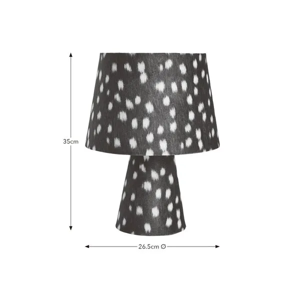 Deer Print Fabric Table Lamp 6