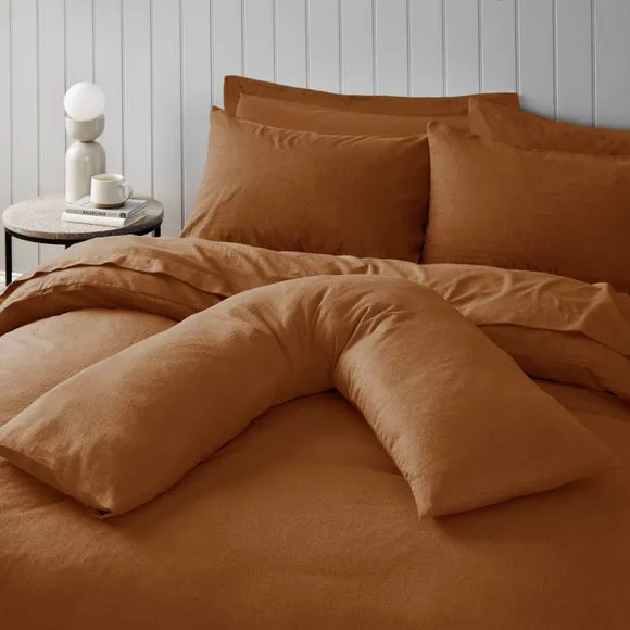 Soft & Cosy Luxury 100% Brushed Cotton V-Shape Pillowcase 2