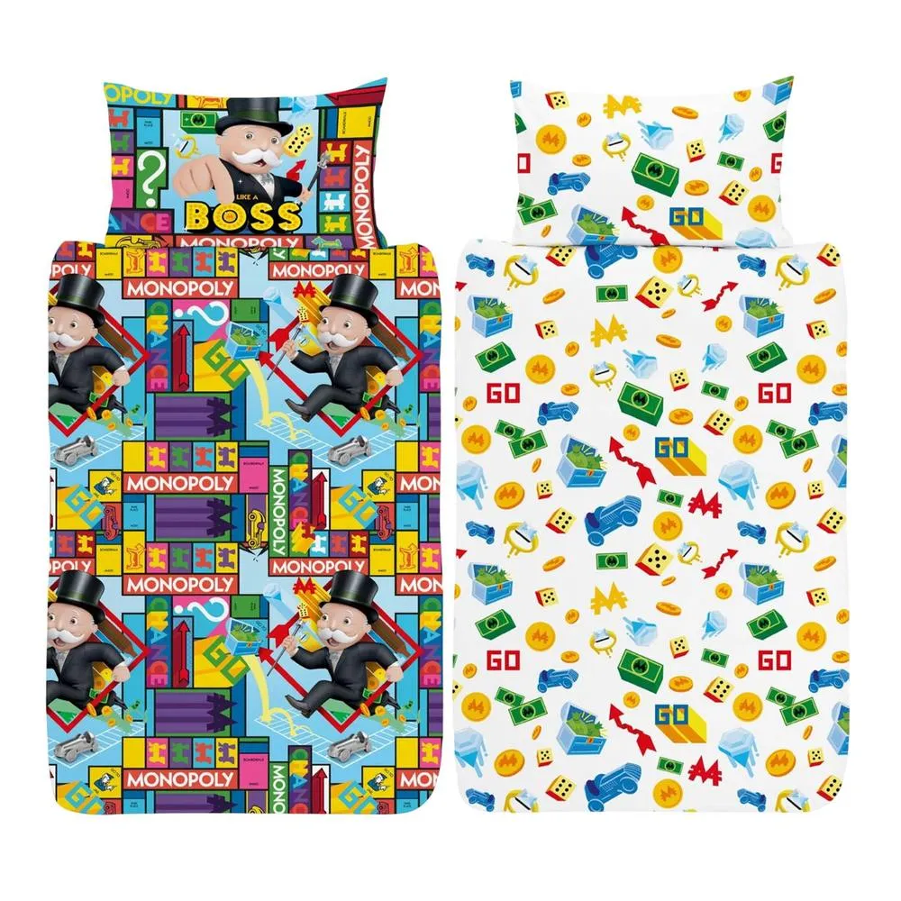 Monopoly Like a Boss Reversible Duvet Set