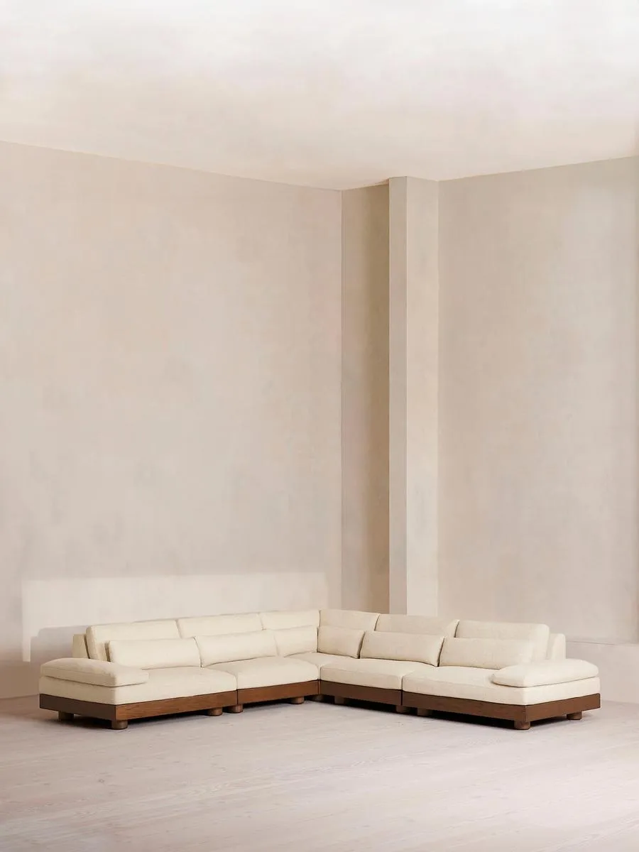 Truro Modular Sofa, Corner Sofa, Textured Linen