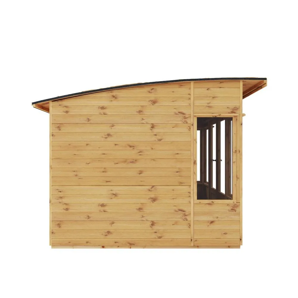 Mercia 8 x 8 Feet Premium Helios Summerhouse - L295.1 x W247.6 x H215.7 cm in Brown 5