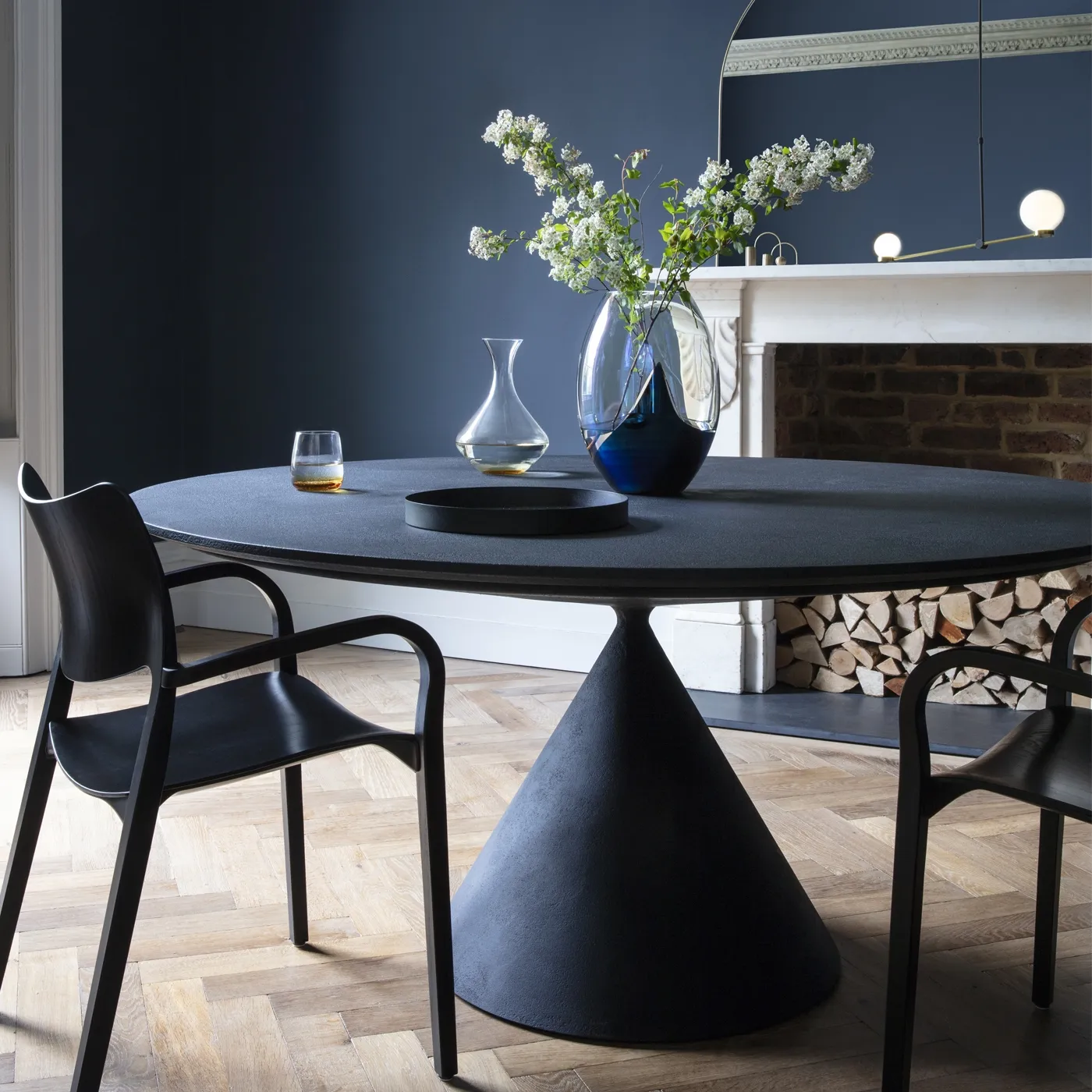 Desalto Clay Round Table - Lava Stone