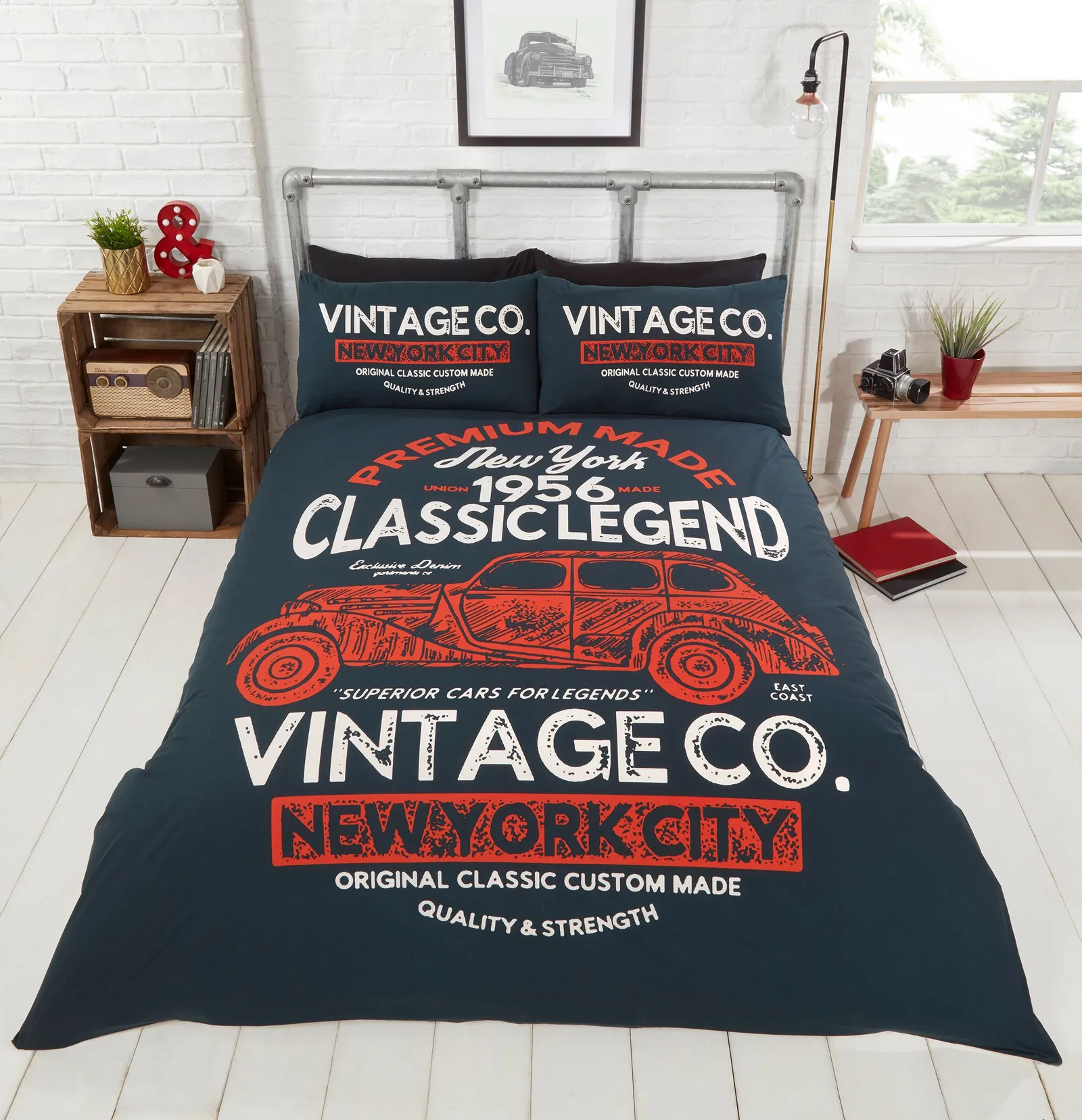Rapport Home Classic Legend Duvet Cover Set with Pillowcase
