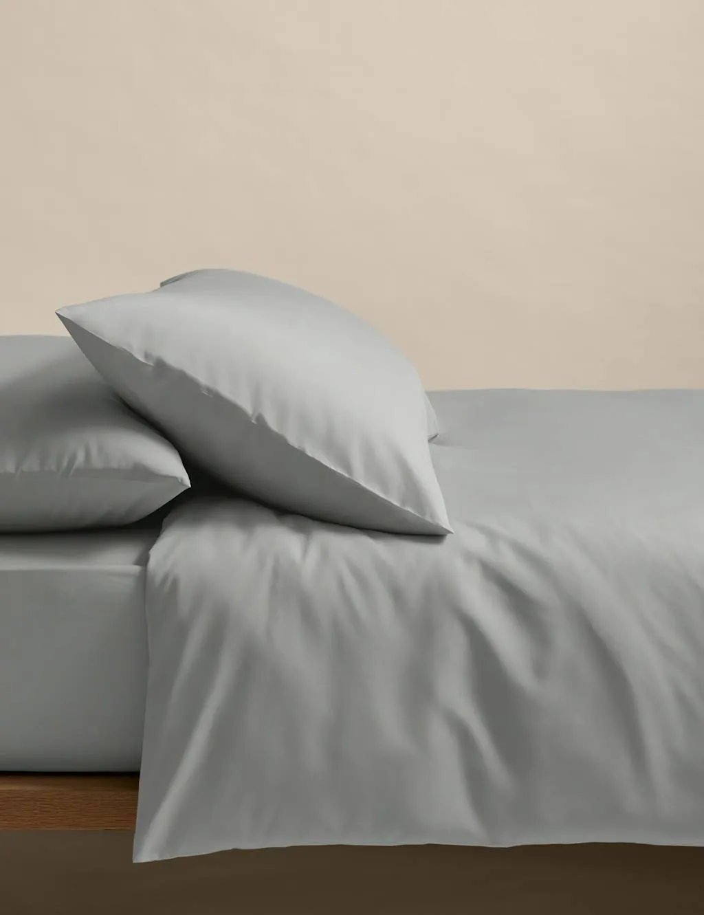M&S Stay Cool Lyocell Rich Bedding Set Dove