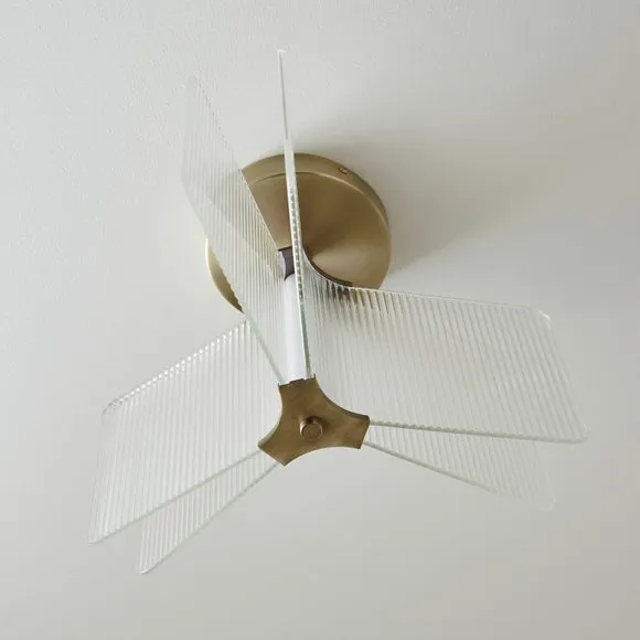 Milan Ribbed LED Ceiling Light 3