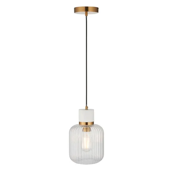 Vogue Tamara Ribbed Adjustable Pendant Light 5
