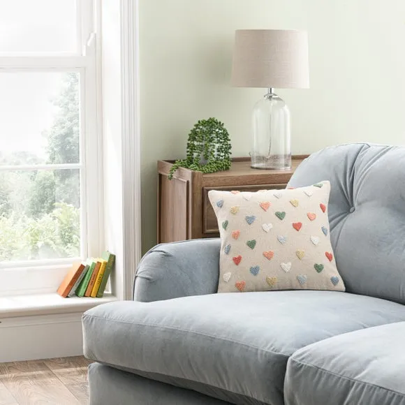 Hearts French Knot Cushion