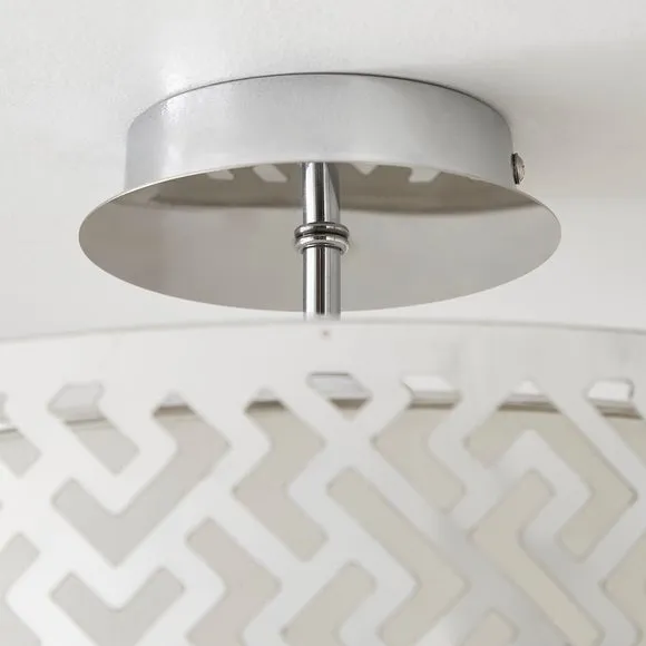 Nyx Modern Semi Flush Ceiling Light 3