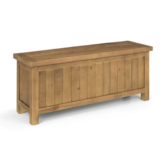 Caleb Wooden Storage Bench 3