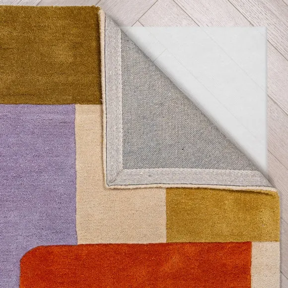 Jax Geometric Modern Wool Rug 3