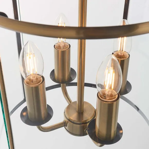 Vogue Lambeth 4 Light Glass Pendant Light 4