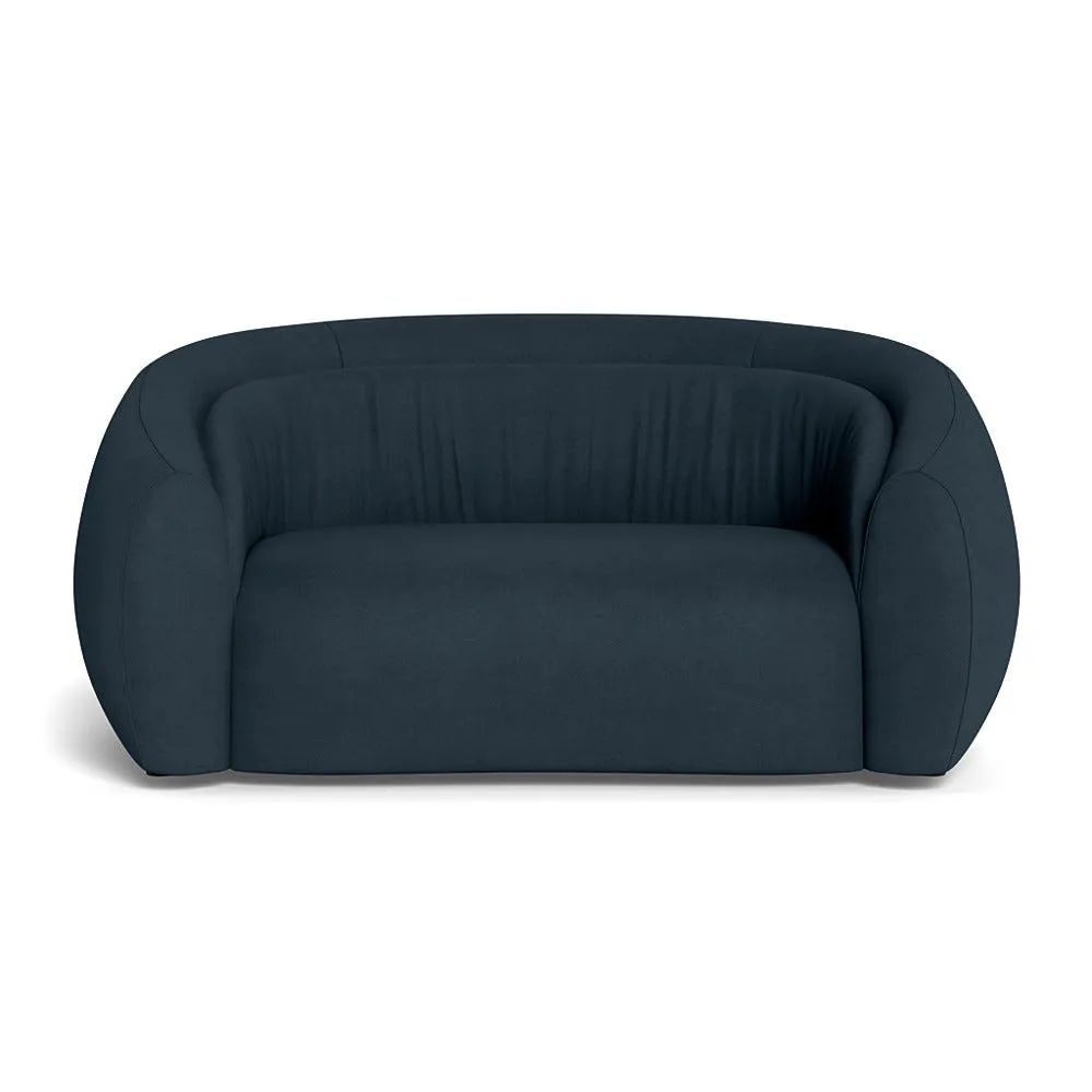 Heal's Flora 2 Seater Sofa Siena Cotton Deep Sea 1
