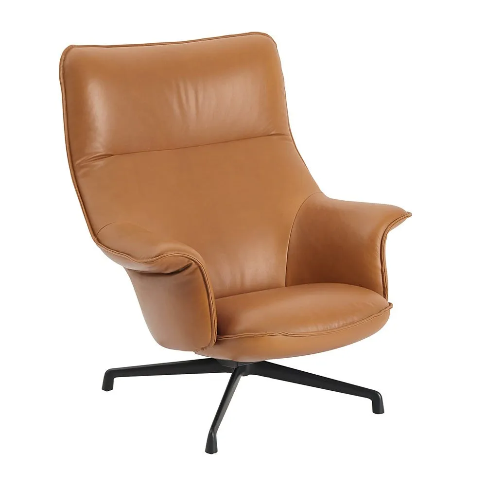 Muuto Doze Lounge Chair High Back Swivel Base 2