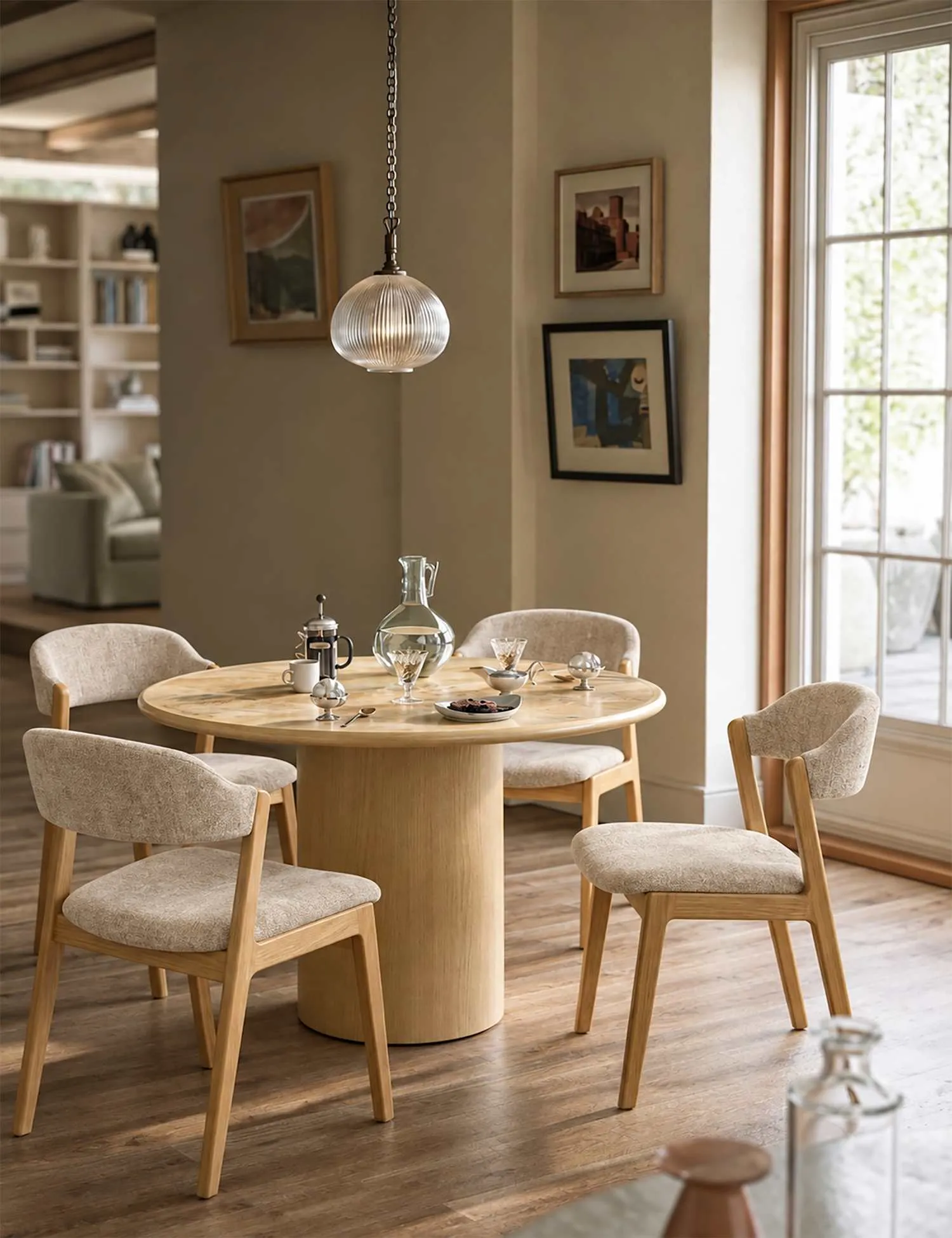 Corndell Theo Ash Dining Chair Silver