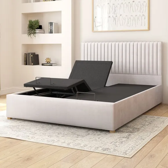Grant Plush Velvet Adjustable Bed 3