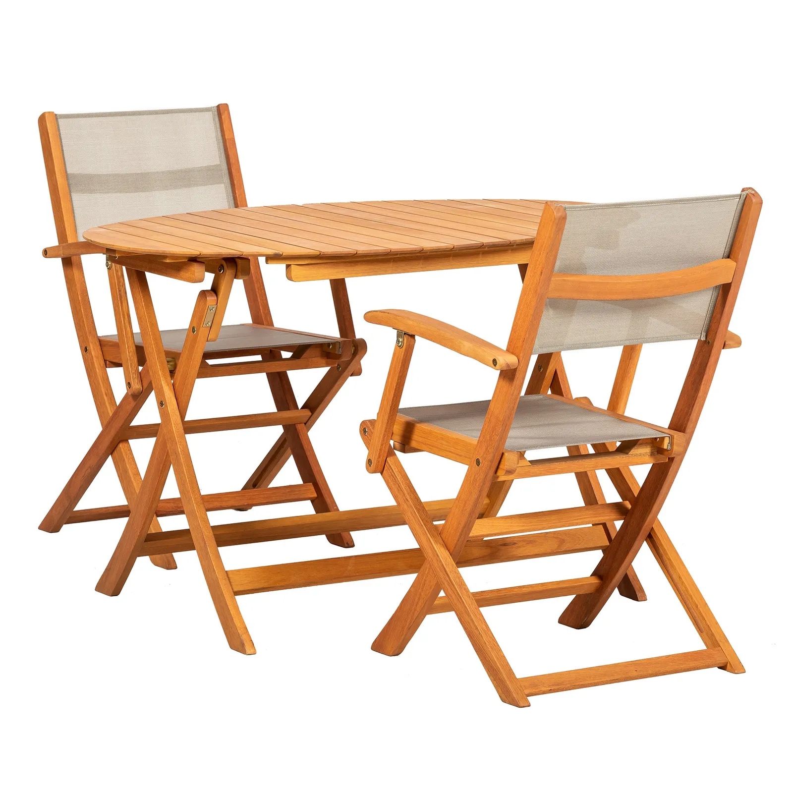 Royal Craft Chelsea Wooden 2 Seat Bistro Set Natural