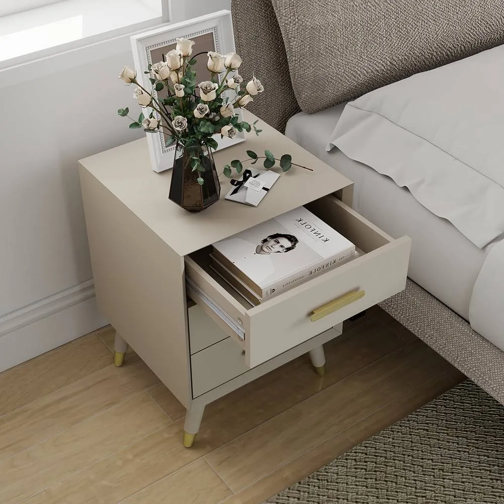 Melody Maison Chest Of 6 Drawers & Pair of Bedside Tables - Oslo Taupe Range 2