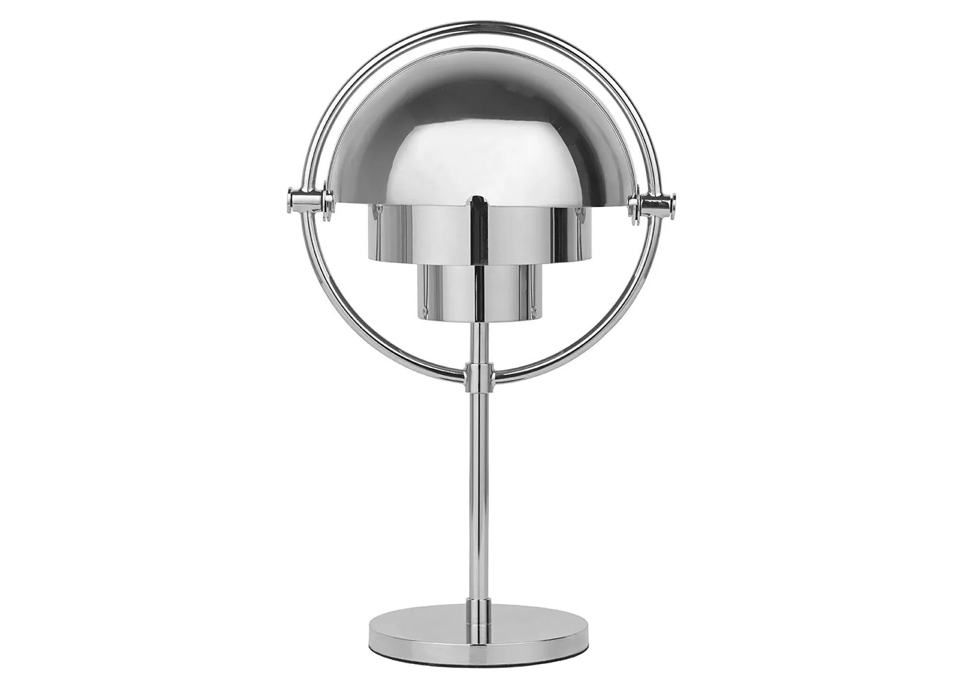 Gubi Multi-Lite Portable Table Lamp Chrome 1