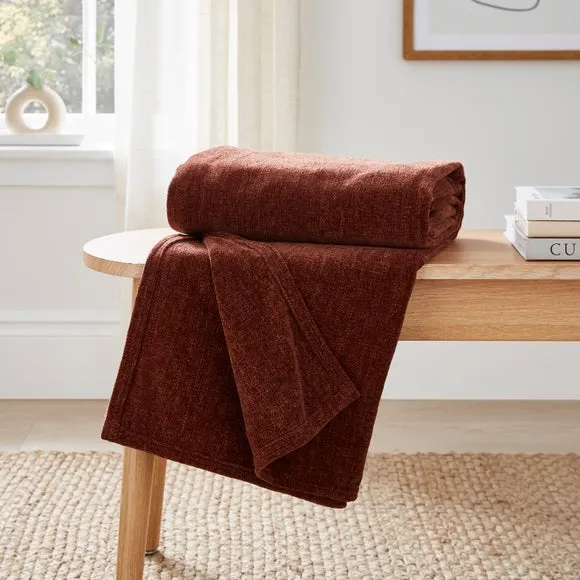 Chenille Throw Blanket 1