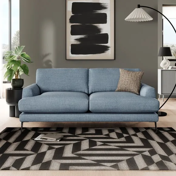 Lawson Chunky Tonal Weave 3 Seater Sofa 1
