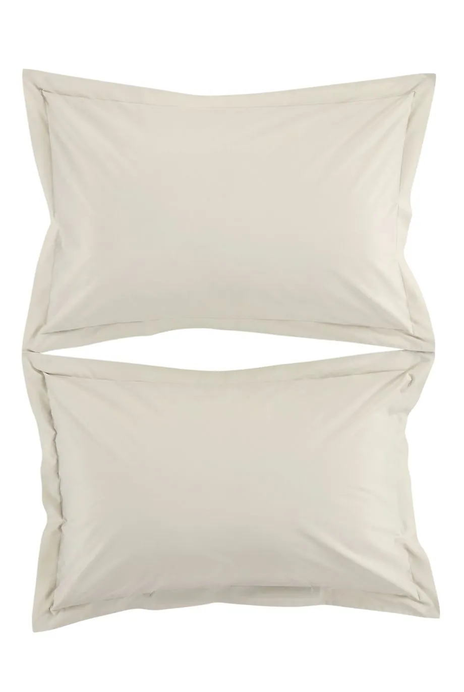 CHRISTY Pure Cotton Percale Oxford Pillowcase Pair in Beige 3