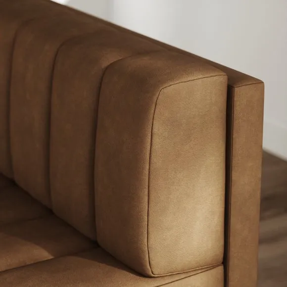 Amali Corner Dining Bench, Faux Leather 3