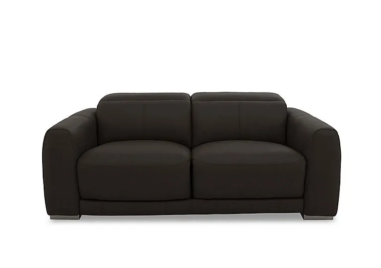 Edison Leather 3 Seater Sofa - Dark Chocolate