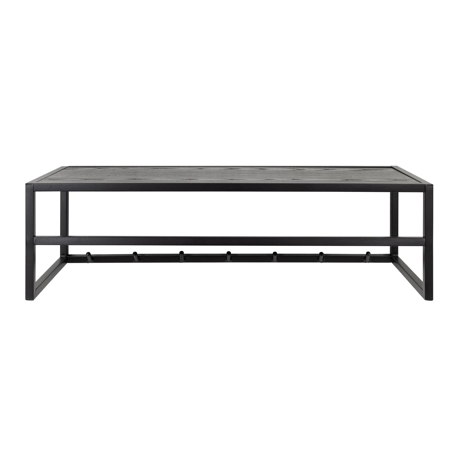 Furniture To Go Seaford Coat Rack in Black & Oak 2