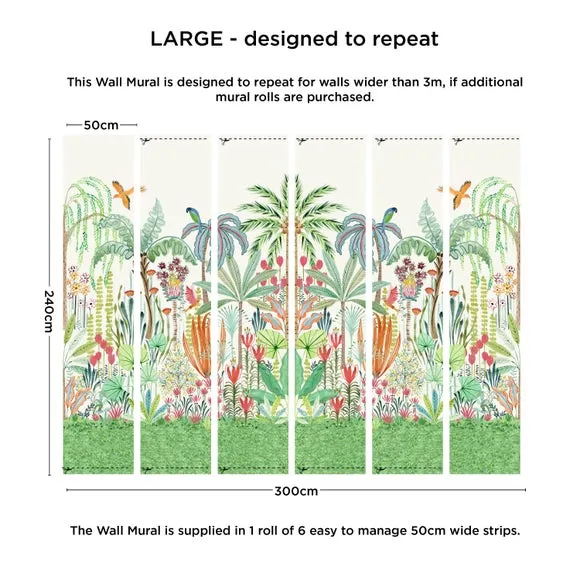 Tropical Paradise Island Wall Mural 4