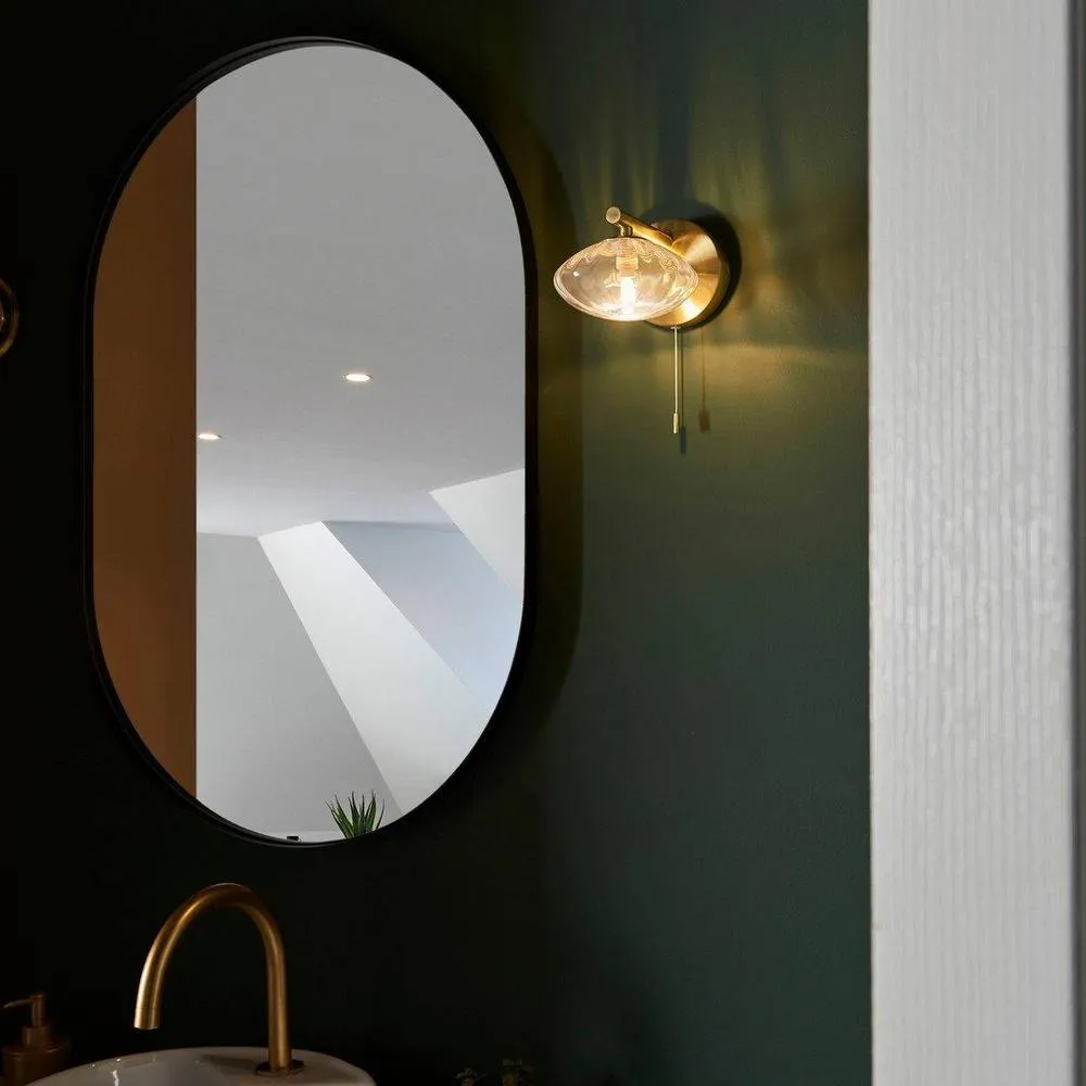 Netlighting 'ORISTANO' Non Dimmable Stylish Contemporary Bathroom Glass Wall Lamp in Yellow 5