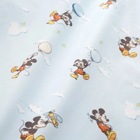Disney Soft Skies Mickey Mouse Quilt Cover & Pillowcase Set 5