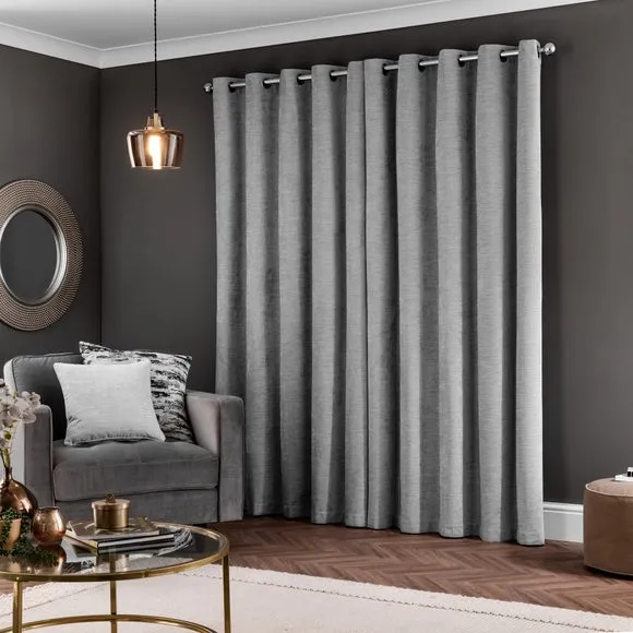 Genoa Chenille Blackout Eyelet Curtains 4