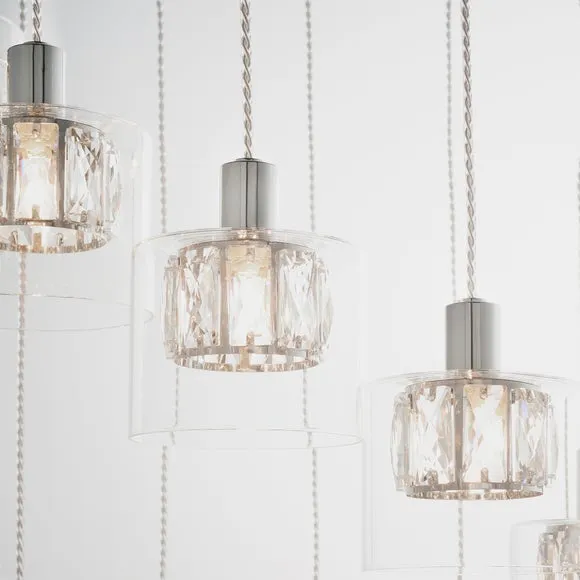 Vogue Armory Drop 12 Light Cluster Ceiling Light 6