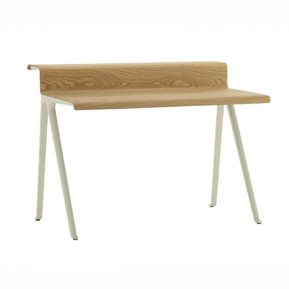 Vitra Courier Desk Natural Oak Chalk Base 2