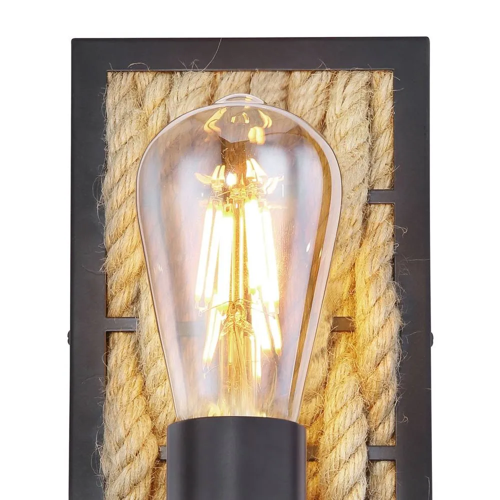 Netlighting Halia Wall Lamp Matt Black 1x E27 3