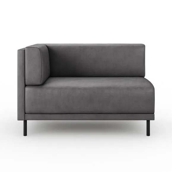 Mae Corner Dining Bench, Faux Leather 5