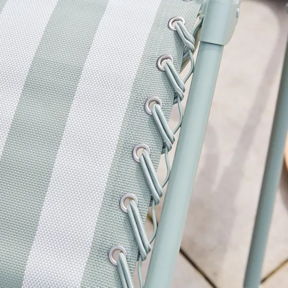 Helsinki Beatrice Striped Reclining Sun Lounger Chair 4
