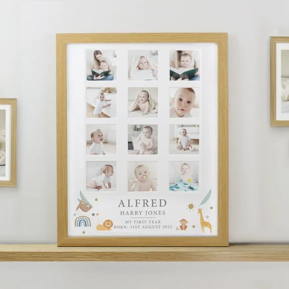Personalised Animal Multi Photo Frame 1