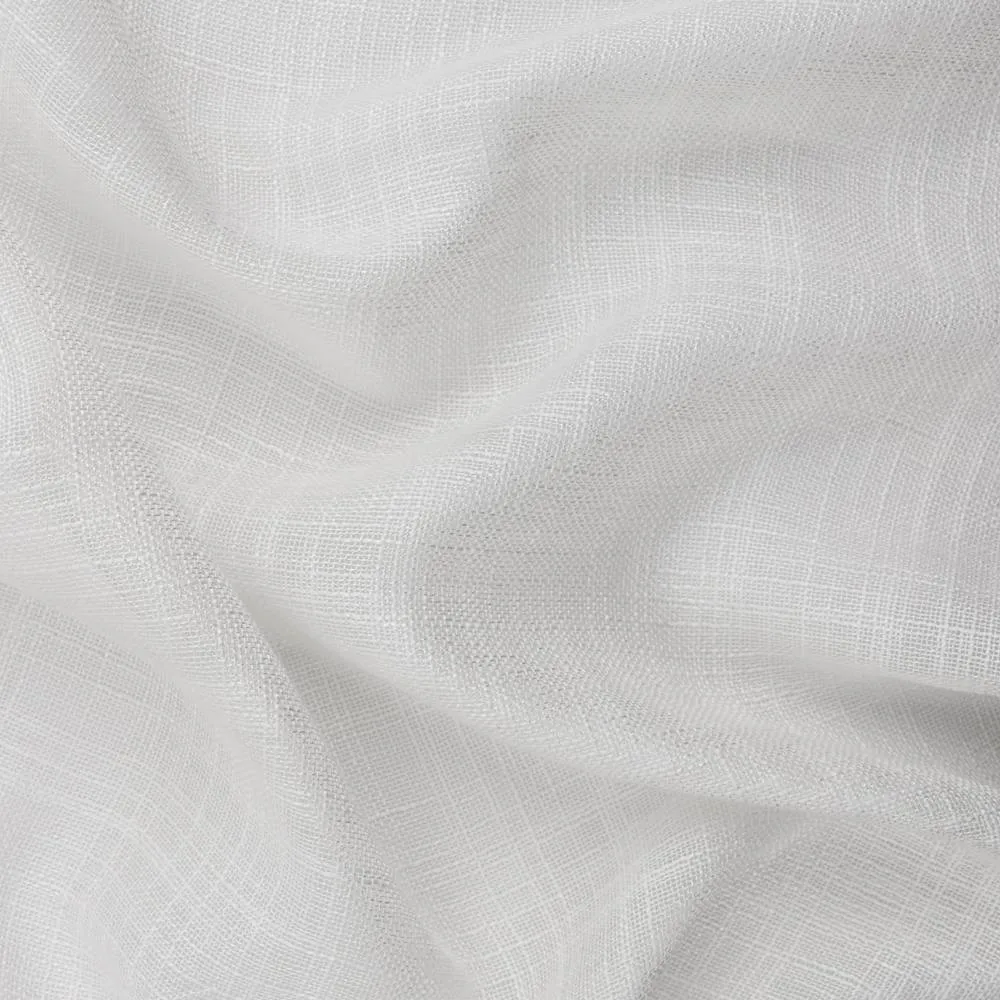 Yard Cirrus Woven Sheer Curtain Panel Snow 140Cm Width 250Cm Drop, White 6