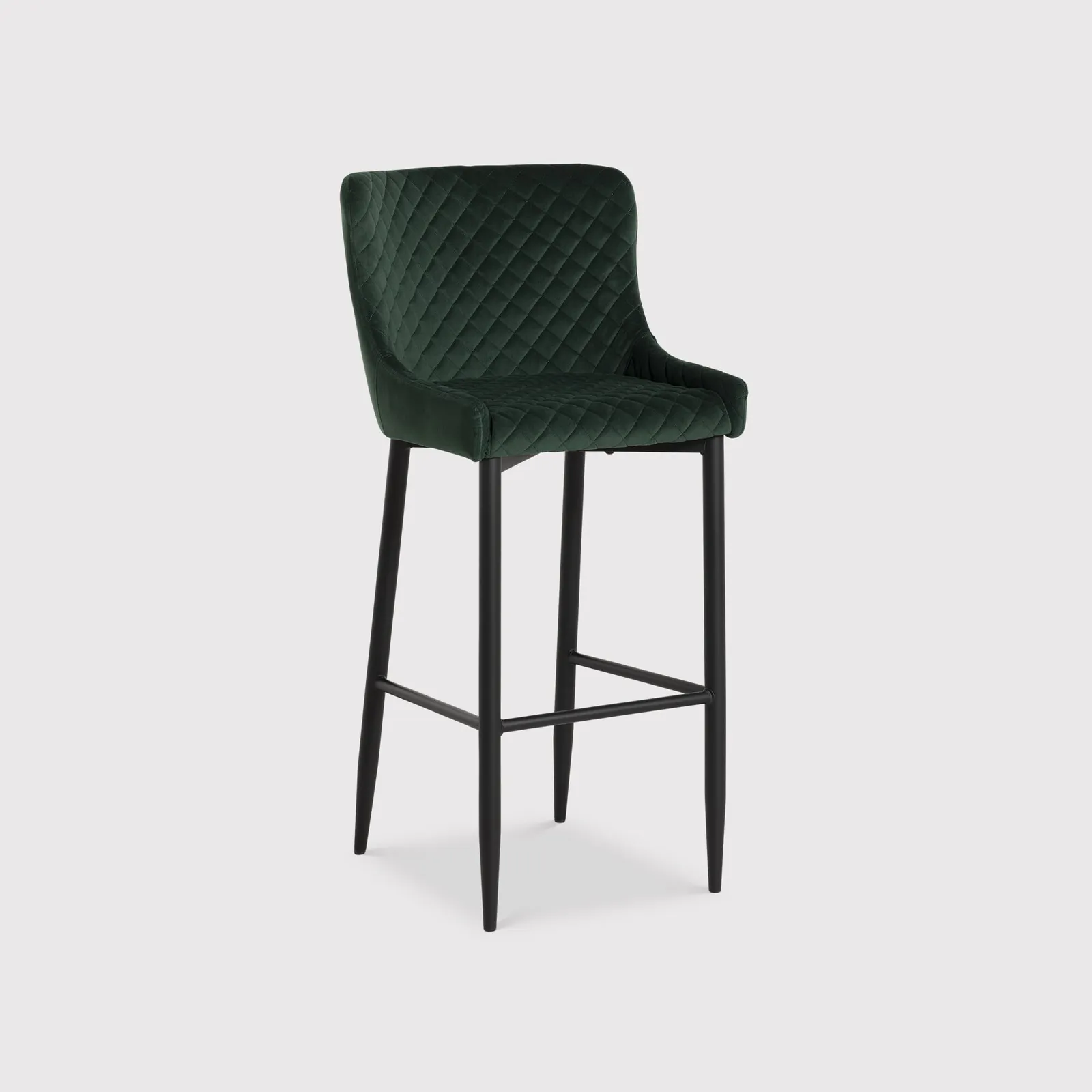 Rivington Barstool, Green Velvet | Barker & Stonehouse
