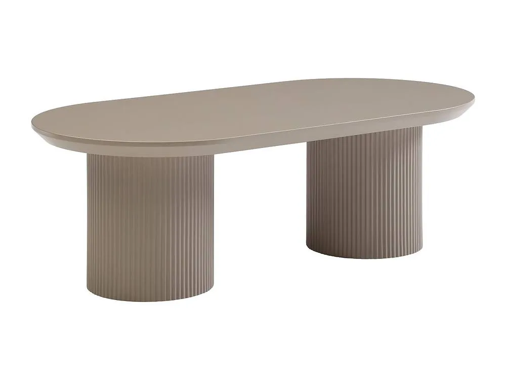 Vente-unique MDF Coffee Table - Taupe - LORIMILA 5