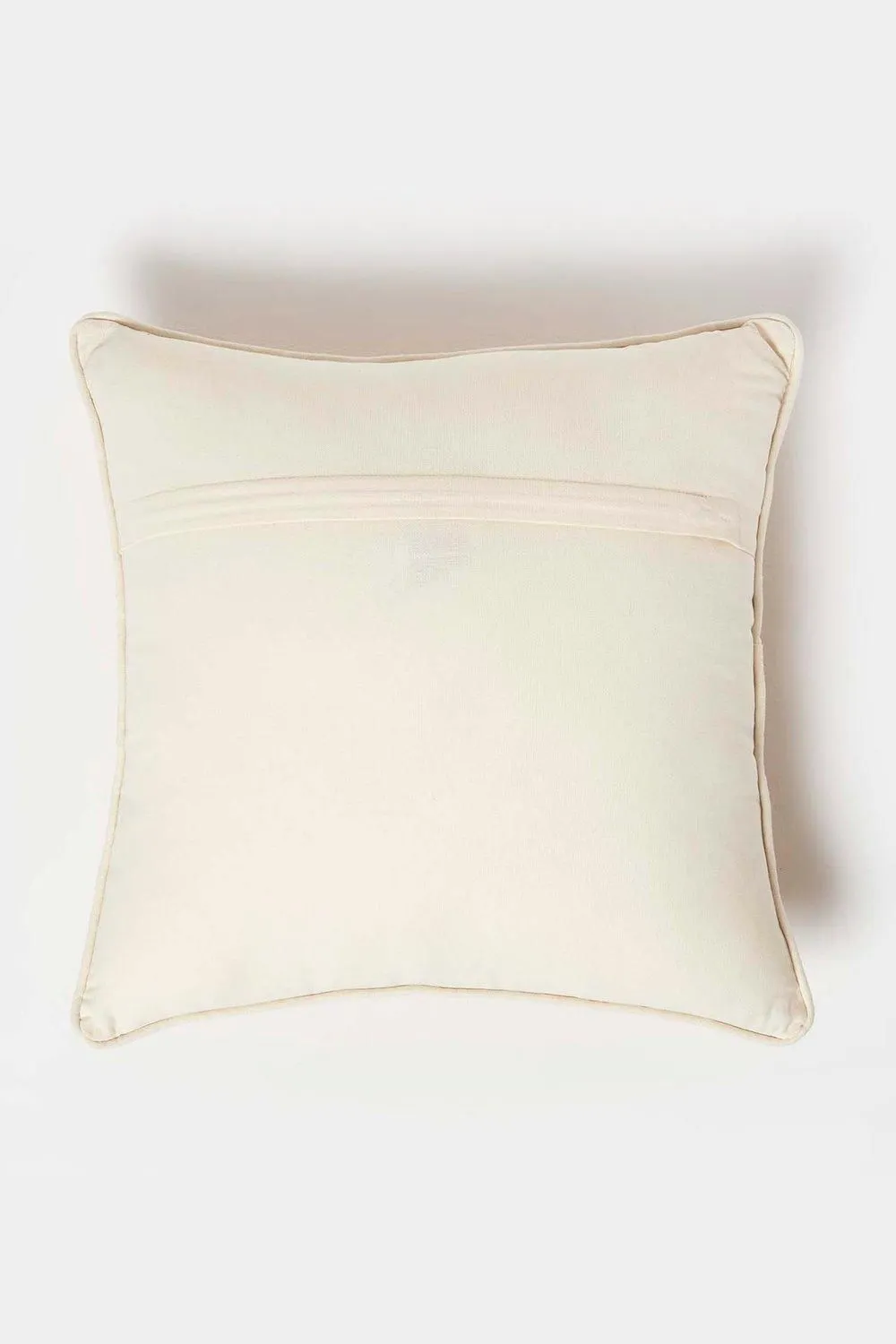 Homescapes Mustard Yellow Tufted Cotton Cushion 3